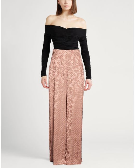 Max Mara Pink Pants Polyester, Acetate