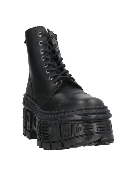 New Rock Black Stiefelette