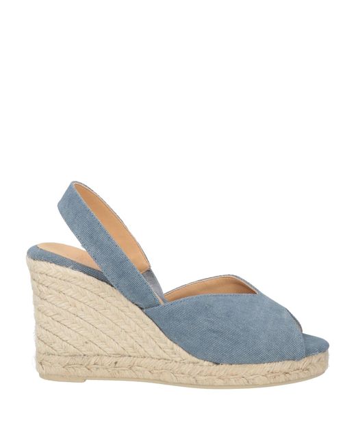 Castaner Blue Espadrilles Textile Fibers