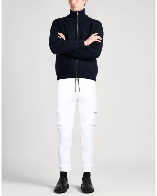 Paul & Shark White Pants Cotton for men
