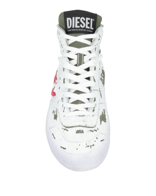 DIESEL White Trainers for men