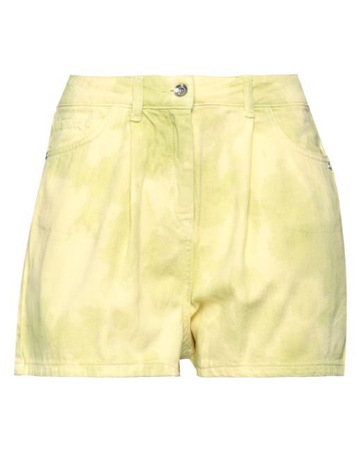 Patrizia Pepe Yellow Denim Shorts