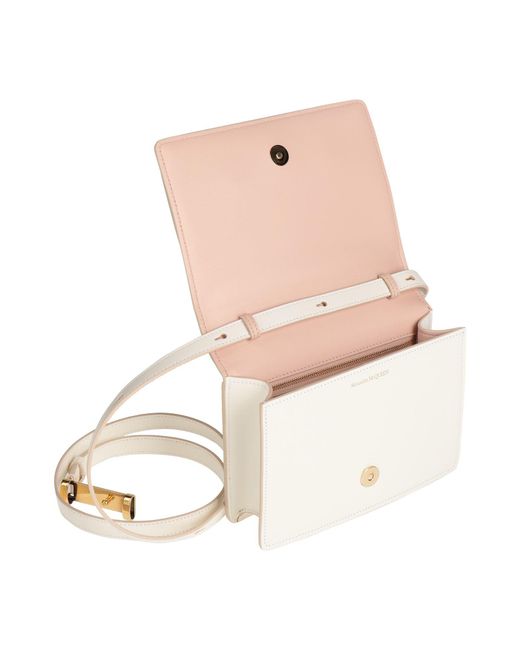 McQueen White Handbags