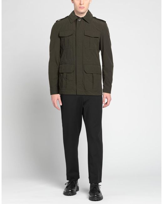 Montedoro Green Jacket Polyamide, Cotton for men