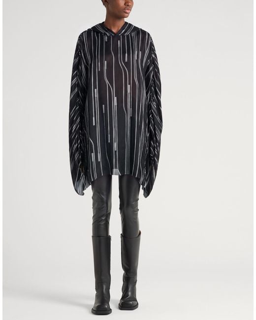 Rick Owens Black T-Shirt Cupro