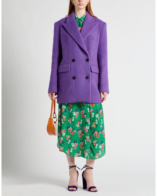 MSGM Purple Coat