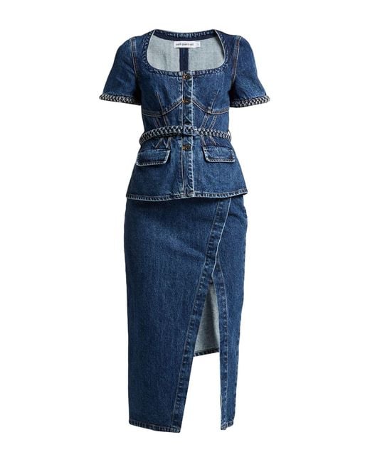 Self-Portrait Blue Co-ord