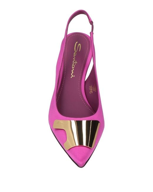 Santoni Pink Pumps