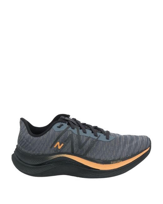 New Balance Blue Charcoal Sneakers Textile Fibers
