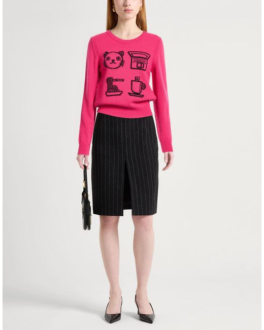 Alberta Ferretti Pink Fuchsia Sweater Virgin Wool, Cashmere