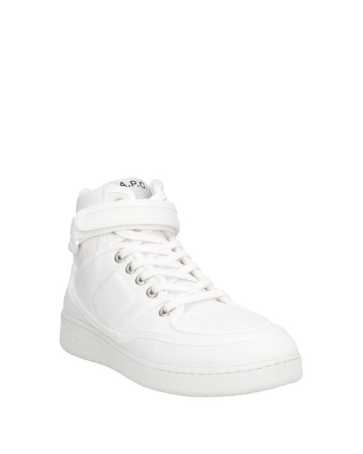 A.P.C. White Trainers for men