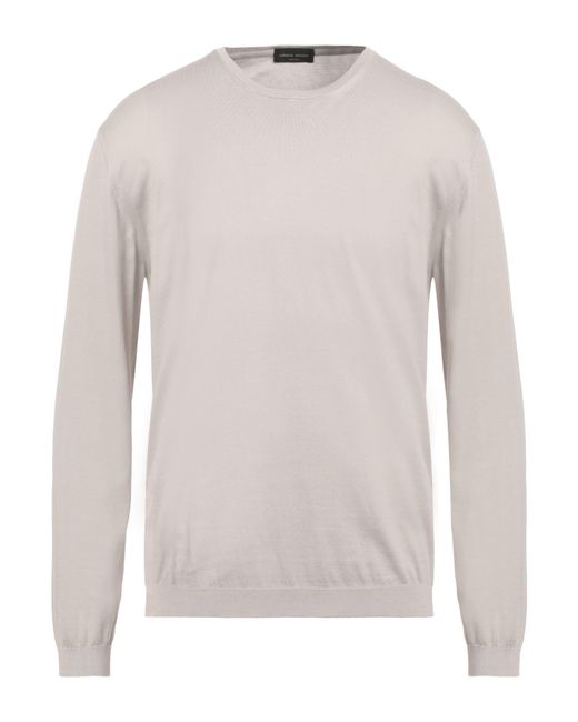 Roberto Collina White Sea Island Sweater Cotton for men