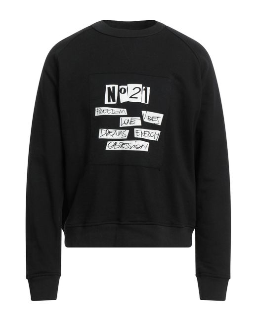 N°21 Black Sweatshirt for men