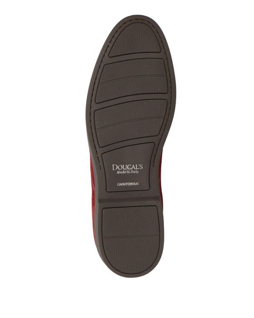 Doucal's Red Ankle Boots Leather for men
