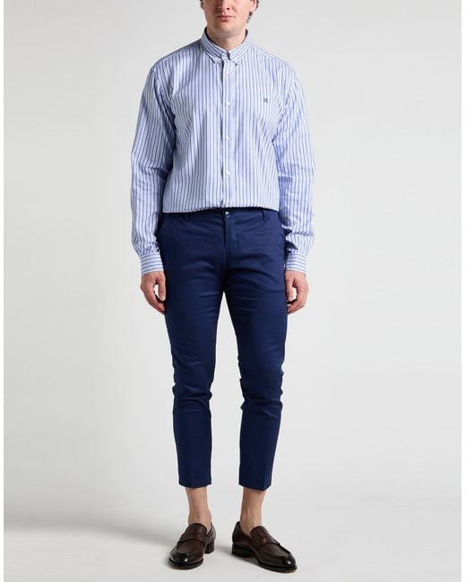 Harmont & Blaine Blue Shirt Cotton for men
