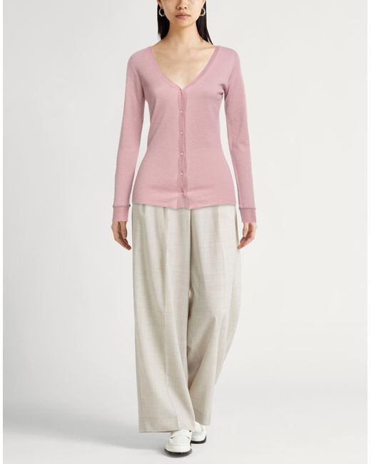 Majestic Filatures Pink Cardigan Cashmere