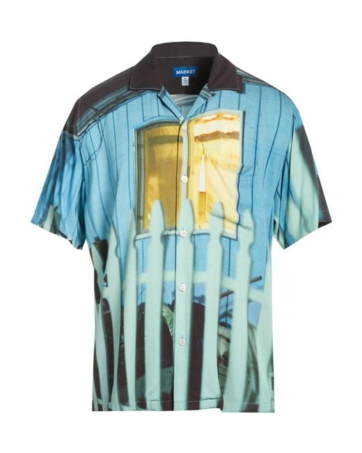 Market Blue Shirt for men