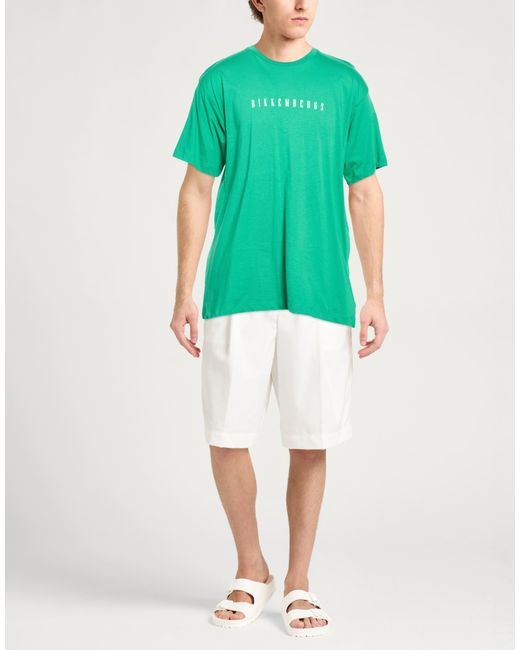 Bikkembergs Green T-Shirts for men