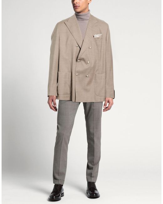 Windsor. Brown Blazer Virgin Wool for men