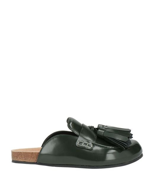 J.W. Anderson Green Mules & Clogs Calfskin for men