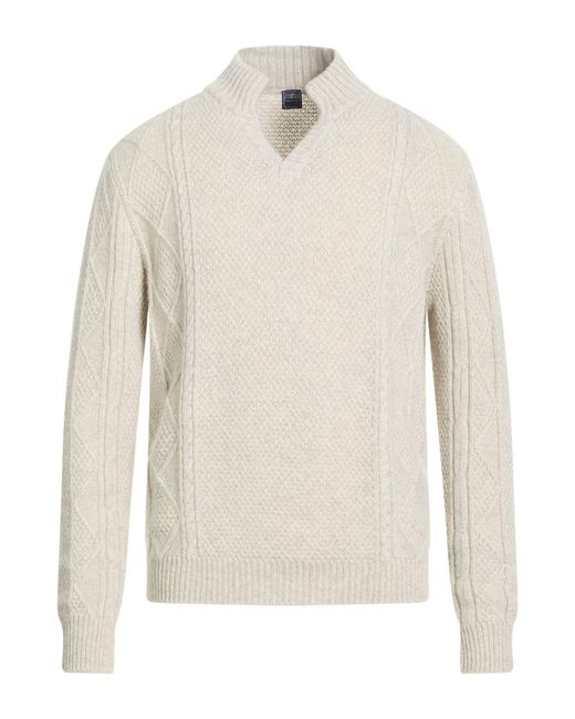 Fedeli White Jumper for men