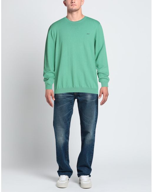 Sun 68 Green Jumper for men