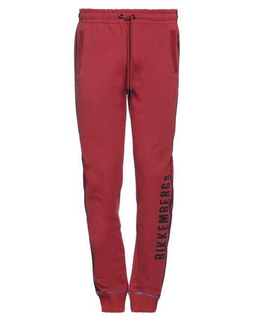 Bikkembergs Red Pants for men