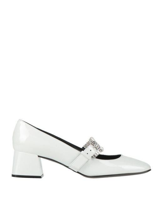 Sergio Rossi White Pumps