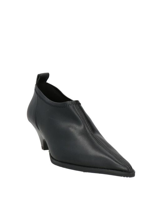 Bottines Ras en coloris Black