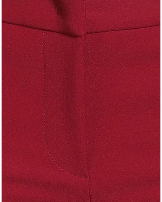 Rebel Queen Red Pants Polyester, Elastane
