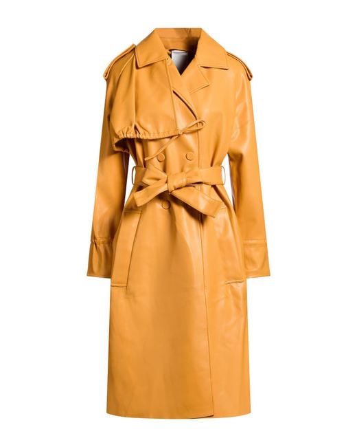 THEMOIRÈ Orange Overcoats & Trench Coats