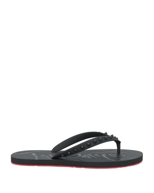 Sandalias de dedo Christian Louboutin de hombre de color White