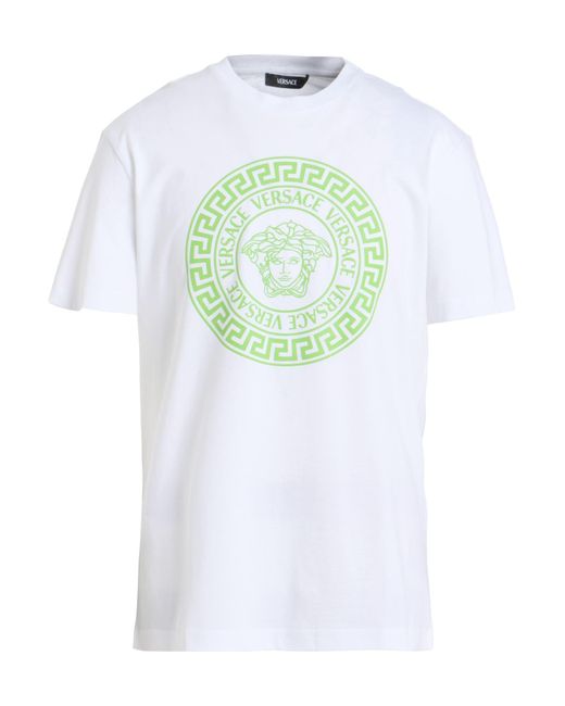 Versace White T-Shirt Cotton for men