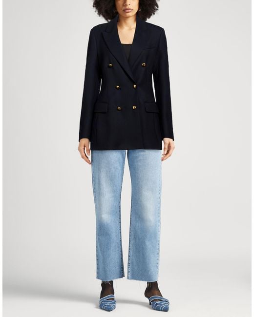 P.A.R.O.S.H. Blue P.A.R.O..H. Blazer Virgin Wool, Elastane