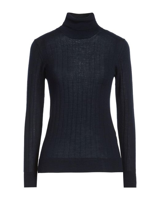 Tagliatore 0205 Blue Turtleneck
