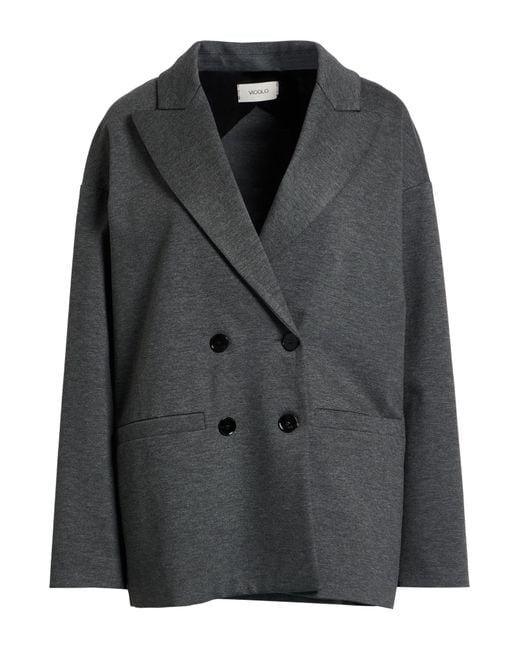 ViCOLO Black Blazer Viscose, Polyamide, Elastane