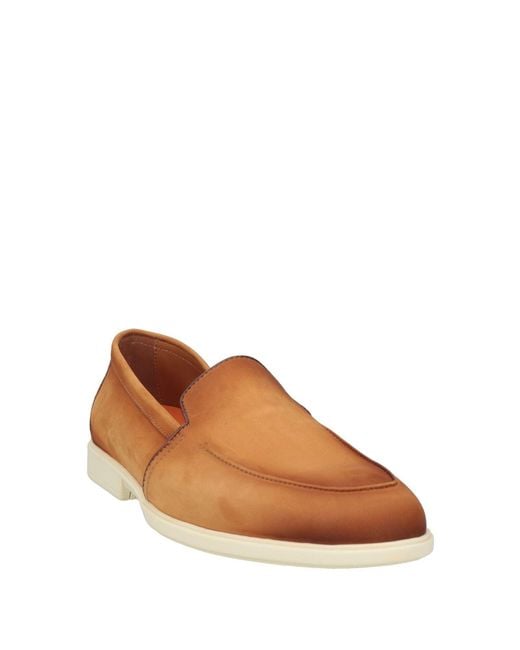 Santoni Brown Loafers for men