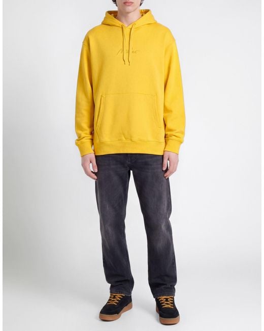 Moschino Yellow Sweatshirt Cotton for men