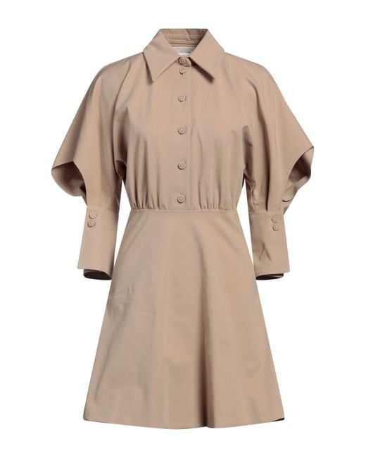 Sportmax Natural Mini Dress