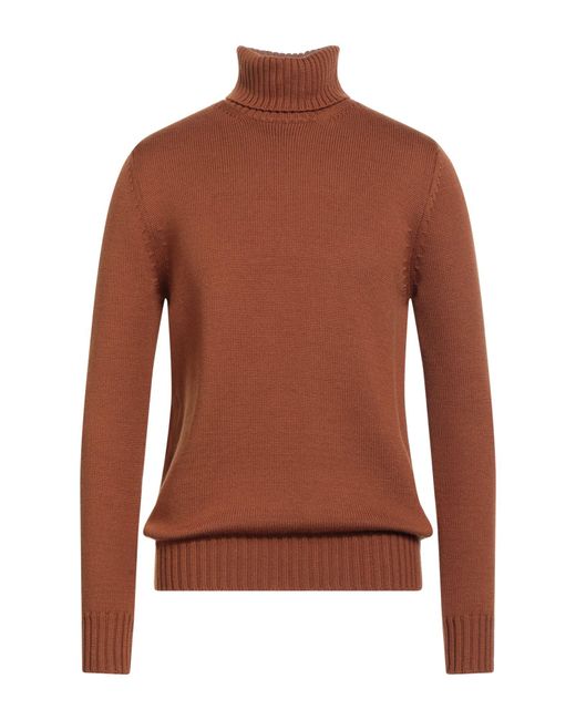 Col Roulé Alpha Studio pour homme en coloris Brown