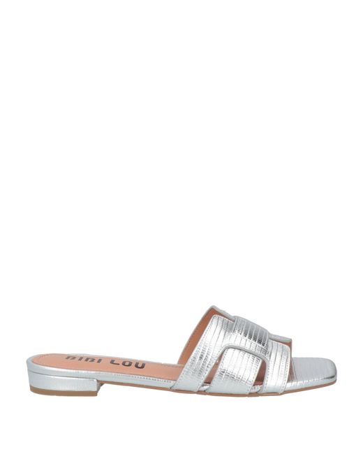 Bibi Lou White Sandals