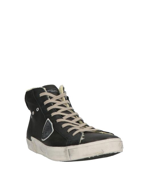 Philippe Model Black Trainers for men