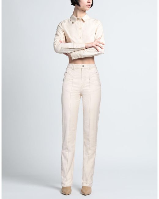 Isabel Marant White Jeans Cotton