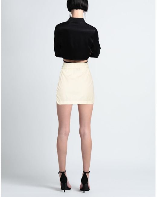 The Attico Natural Mini Skirt