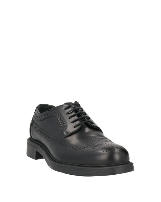 Triver Flight Black Lace-up Shoes for men