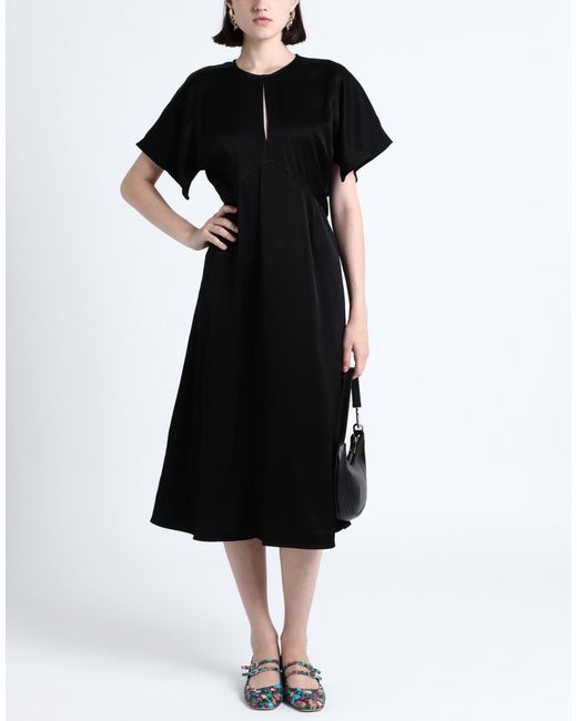 MICHAEL Michael Kors Black Midi Dress