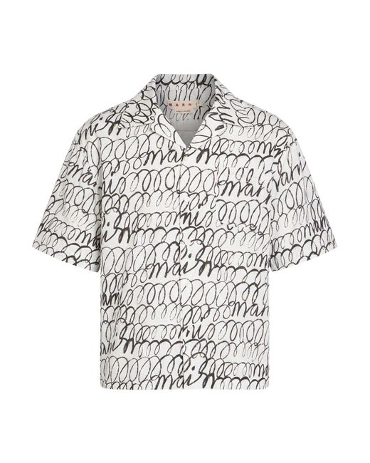 Marni White Shirt Cotton for men