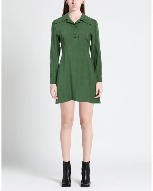 AMI Green Mini Dress