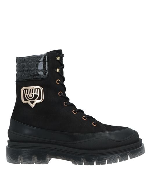 Chiara Ferragni Black Ankle Boots