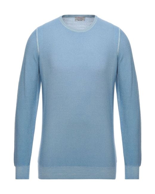Gran Sasso Blue Sweaters for men